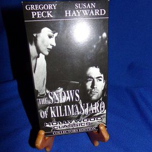 Vintage Snows of Kilimanjaro VHS Video Tape Movie - Hollywood Classics Collector